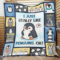 Penguin Quilt Yfc and Home Decor