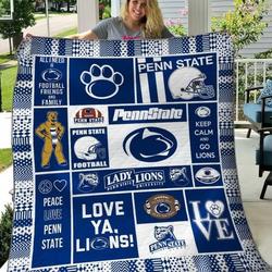 Penn State Nittany Lions Quilt Blanket B230508  Quilt and Home Decor