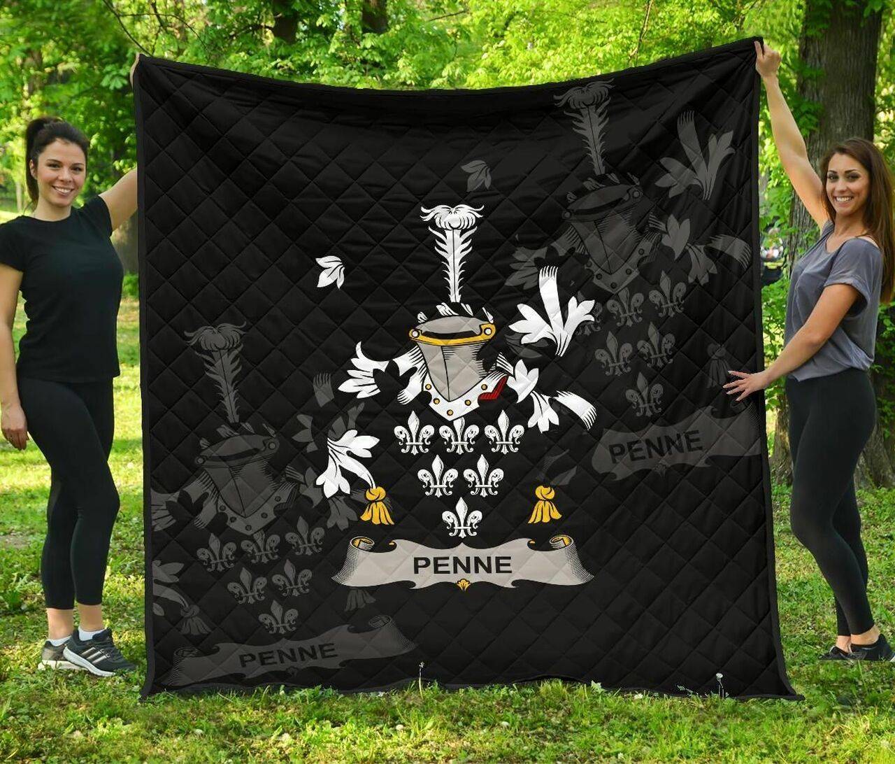 Penne Or Penn Ireland Irish Family Crest JFJ11224 3D Customized Quilt 2707 and Home Decor