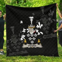 Penne Or Penn Ireland Irish Family Crest JFJ11224 3D Customized Quilt 2707 and Home Decor