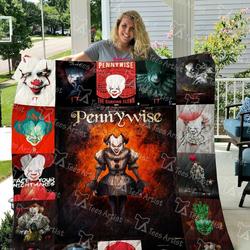 Pennywise It Quilt Blanket 01257 and Home Decor