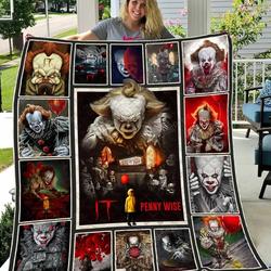Pennywise It Quilt Blanket All Season Plus Size Quilt Blanket and Home Decor
