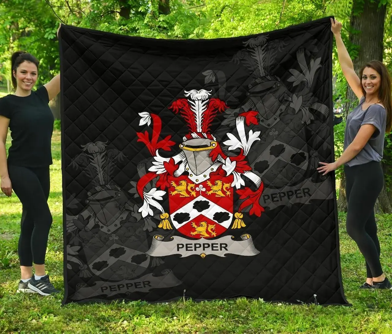 Pepper Ireland Irish Family Crest JFJ11245 3D Customized Quilt 2707 and Home Decor