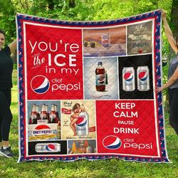 Pepsi Diet Funny Gift For Soft Drink Lover Quilt and Home Decor