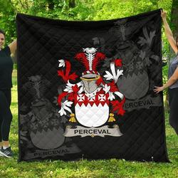 Perceval Ireland Irish Family Crest JFJ11249 3D Customized Quilt 2707 and Home Decor