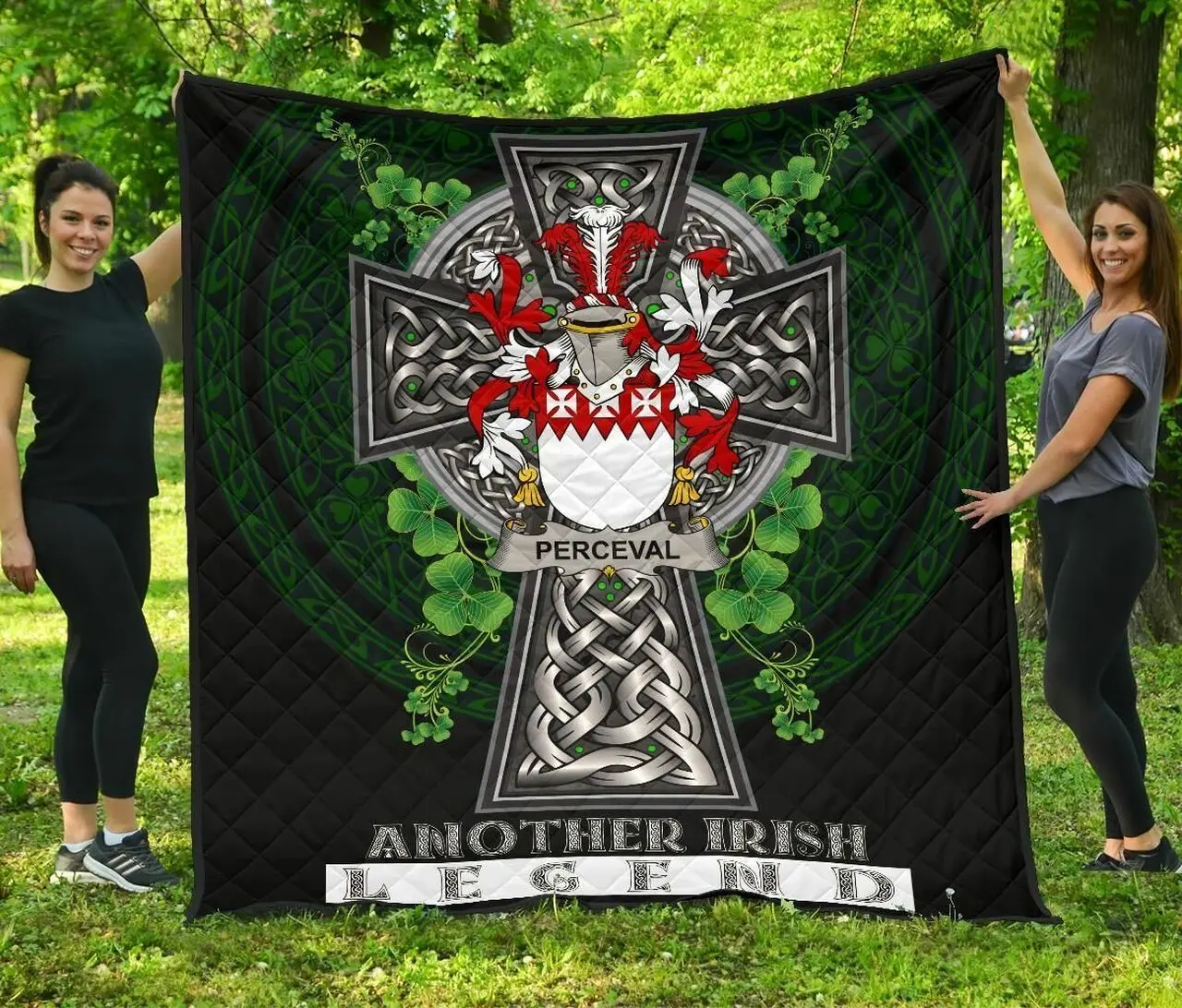 Perceval Ireland Irish Legend JFJ11250 3D Customized Quilt 2707 and Home Decor