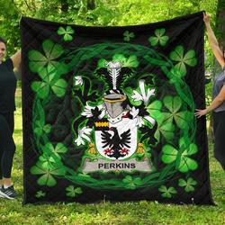 Perkins Ireland Irish Celtic Shamrock Knot Circle JFJ11259 3D Customized Quilt 2707 and Home Decor