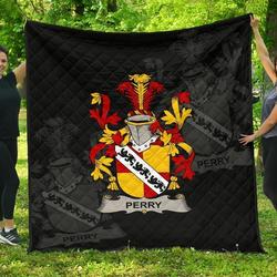 Perry Ireland Irish Family Crest JFJ11260 3D Customized Quilt 2707 and Home Decor