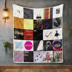 Pet Shop Boys Album Covers Quilt Blanket and Home Decor