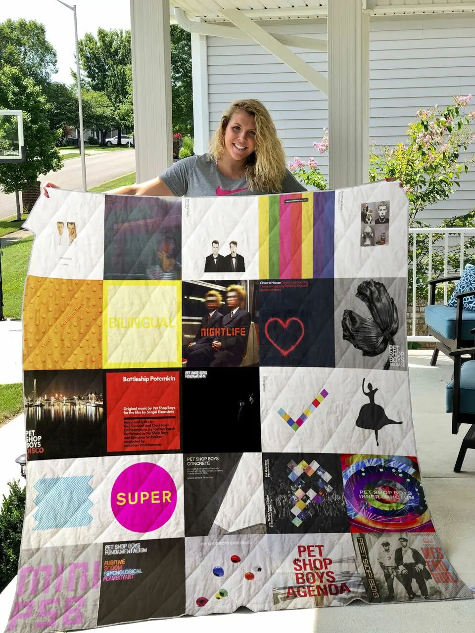 Pet Shop Boys Quilt Blanket and Home Decor