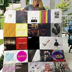 Pet Shop Boys Quilt Blanket  Limited Quilt Blanket and Home Decor