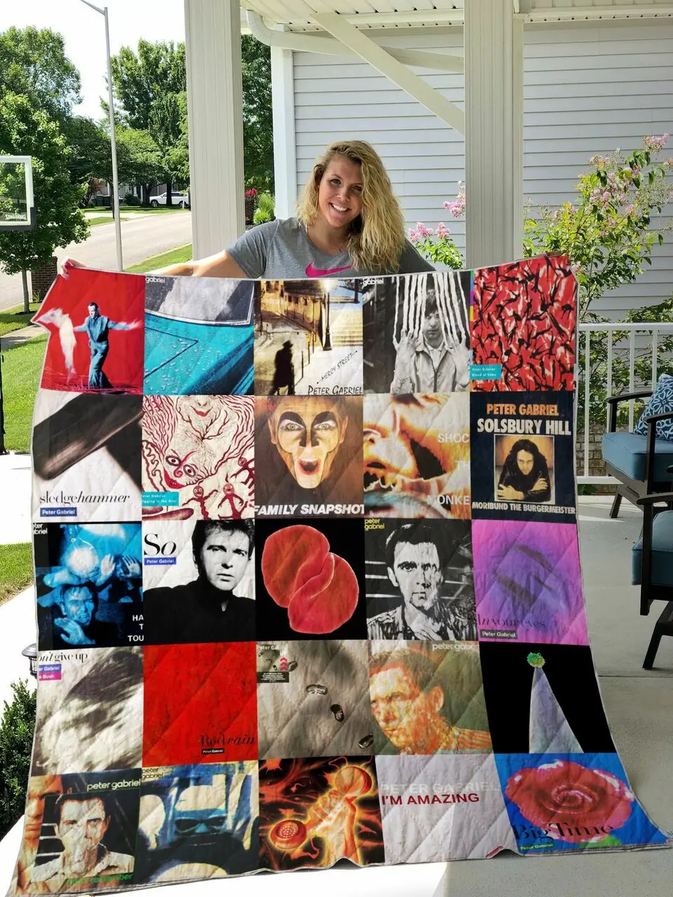 Peter Gabriel Albums Quilt Blanket For Fans Ver 25 and Home Decor