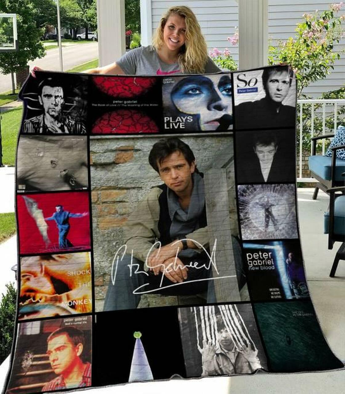 Peter Gabriel Quilt Blanket M240524 Quilt and Home Decor