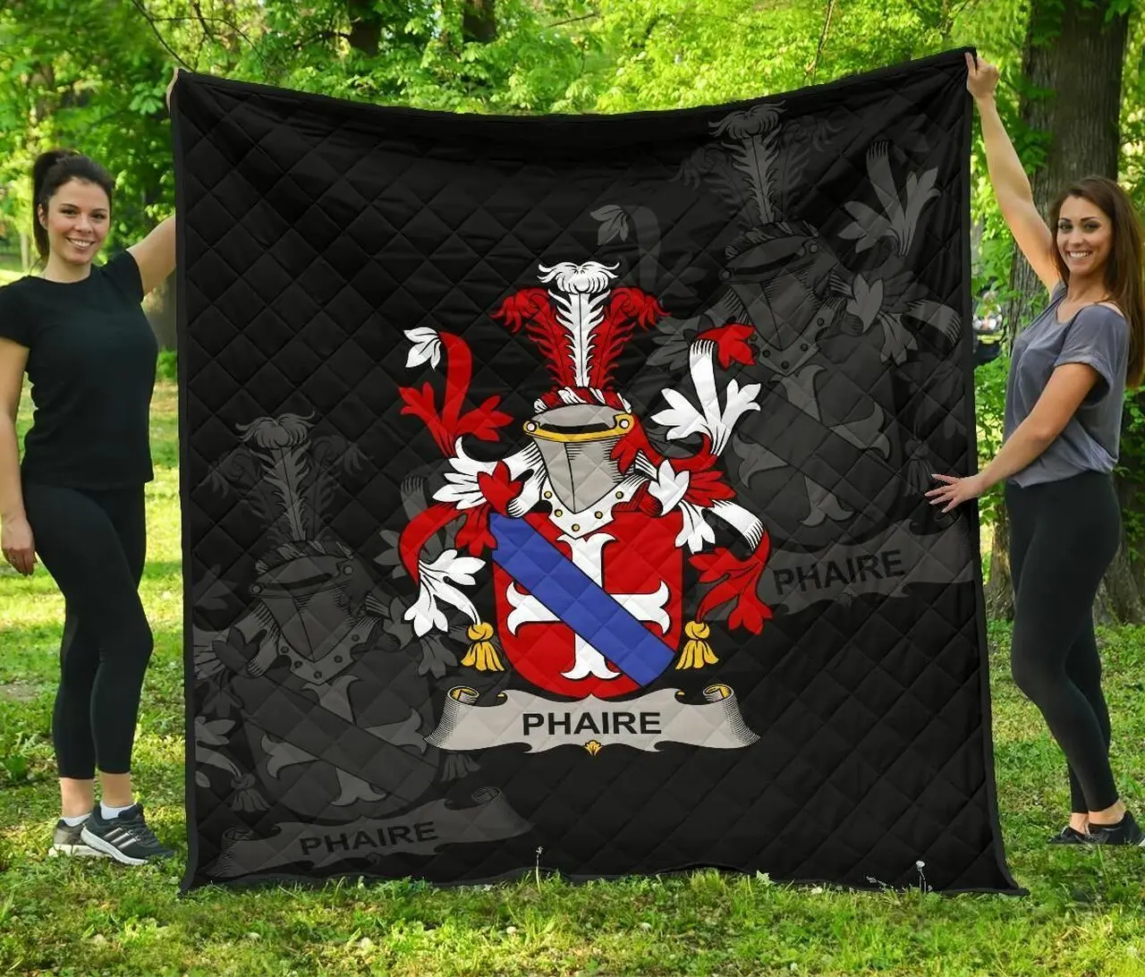 Phaire Ireland Irish Family Crest JFJ11274 3D Customized Quilt 2707 and Home Decor