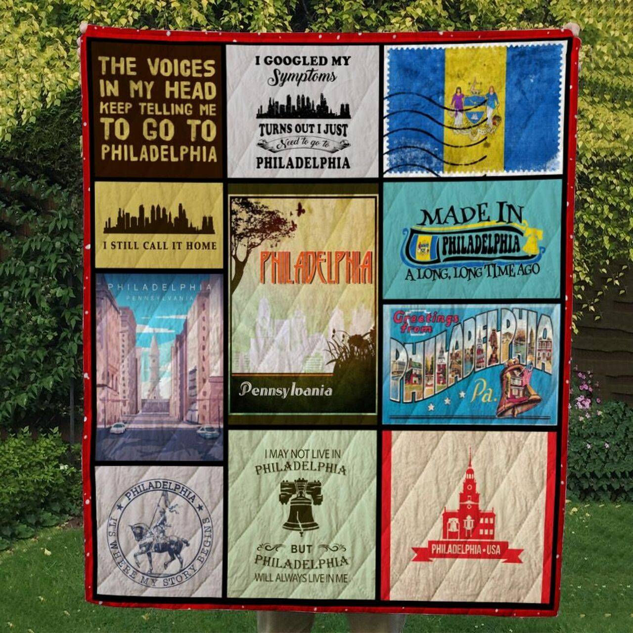 Philadelphia Cl14100390Mdq Quilt Blanket and Home Decor