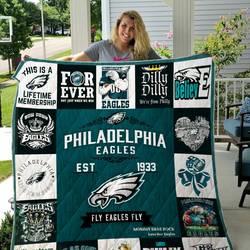 Philadelphia Eagles Quilt Blanket 01 and Home Decor