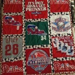Phillies Quilt Blanket Pt27  Quilt and Home Decor