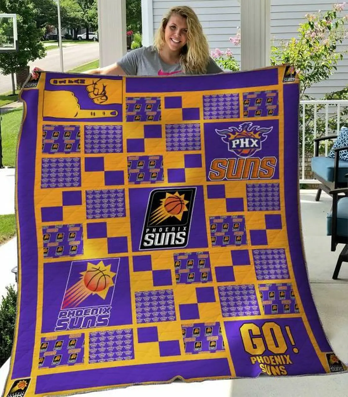 Phoenix Suns Quilt Blanket B200632 Quilt and Home Decor