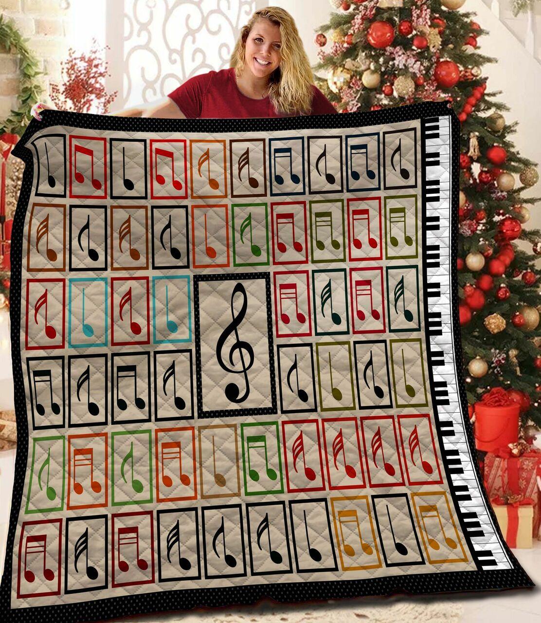 Piano JFJ11306 3D Customized Quilt 2707 and Home Decor