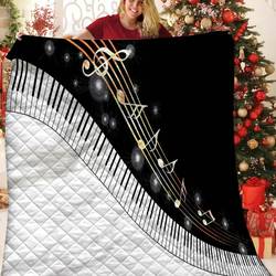 Piano JFJ11307 3D Customized Quilt 2707 and Home Decor
