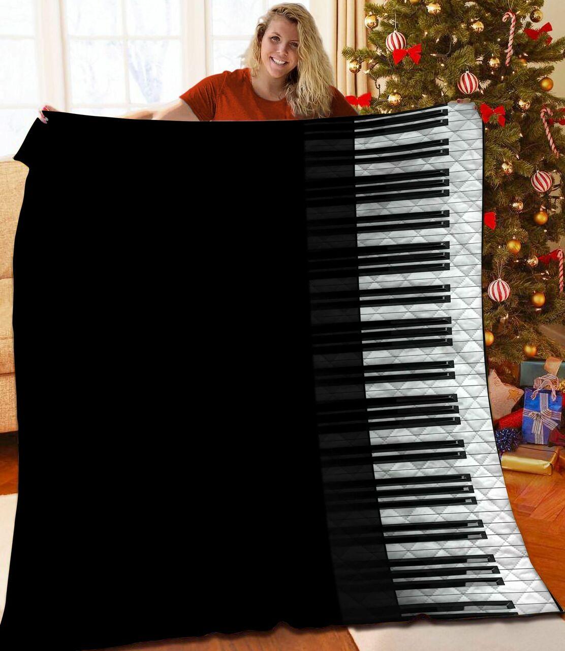 Piano Keyboard JFJ11291 3D Customized Quilt 2707 and Home Decor
