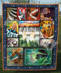 Piano Quilt Tdhje and Home Decor