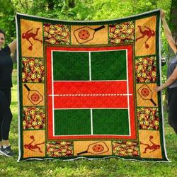 Pickleball Vintage Quilt Tdhhd and Home Decor