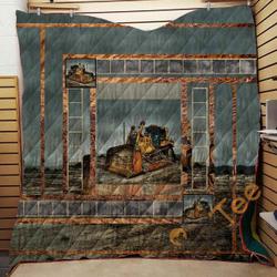 Picture Heavy Equipment Operator Beautiful Blanket TH1707 Quilt and Home Decor