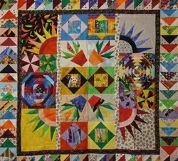Pieced Around Quilt Tdhmj and Home Decor