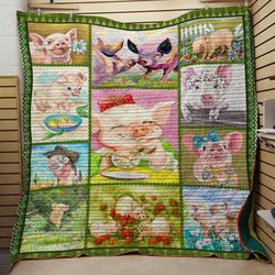 Pig 4 Quilt and Home Decor