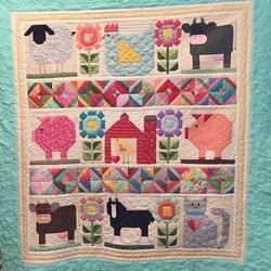 Pig Cow Cat Quilt Tdhnt and Home Decor