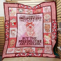 Pig Possibilities Are Endless Quilt Blanket Dhc04011693Dd and Home Decor