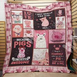 Pig Quilt Tdhpf and Home Decor