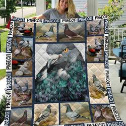 Pigeon Art Like 3D Personalized Customized Quilt Blanket 1170 and Home Decor