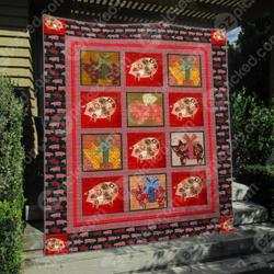Piggy Quilt Blanket Vd14  Quilt and Home Decor