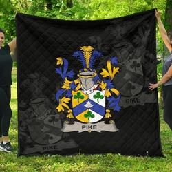 Pike Ireland Irish Family Crest JFJ11370 3D Customized Quilt 2707 and Home Decor