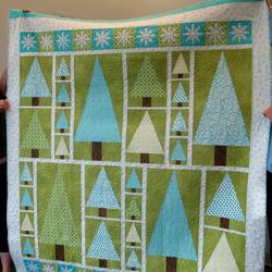 Pine Trees Quilt Tdhhr and Home Decor