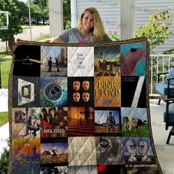 Pink Floyd Albums Cover Poster Quilt Blanket Ver 4 and Home Decor