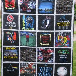 Pink Floyd Memories Quilt Blanket Lk08  Quilt and Home Decor