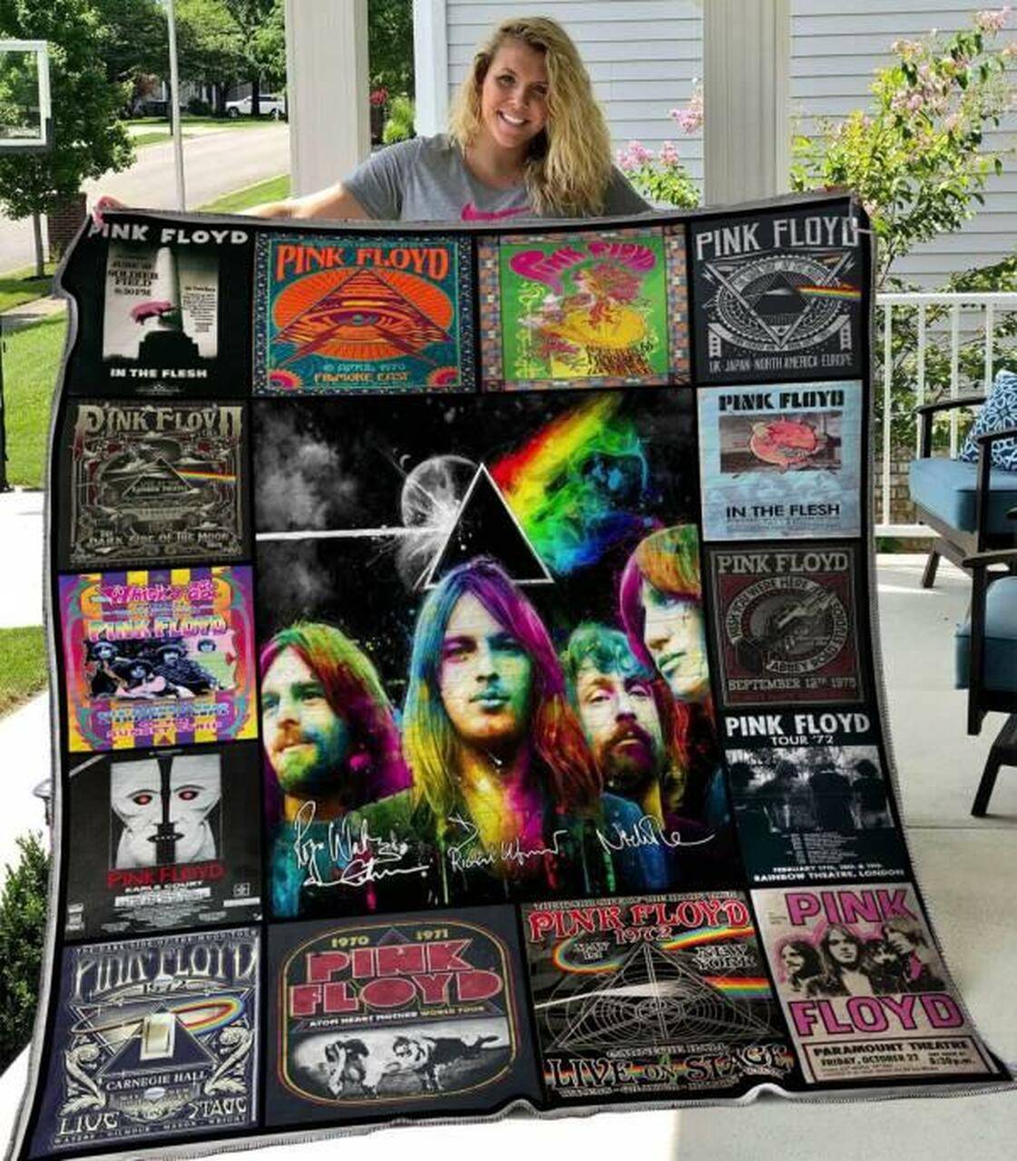 Pink Floyd Quilt Blanket Hvt270514 Quilt and Home Decor