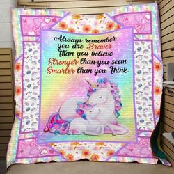 Pink Unicorn Quilt Blanket  Quilt and Home Decor