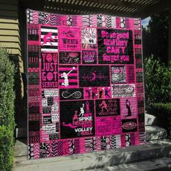 Pinky Volleyball Quilt Blanket Lu88  Quilt and Home Decor