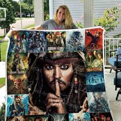Pirates Of The Caribbean Quilt Blanket 0564 and Home Decor