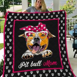 Pitbull Choosey Lover Awesome Ah Quilt Derqxr and Home Decor