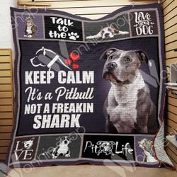 Pitbull Dog Quilt Blanket Dhc0602517Td and Home Decor