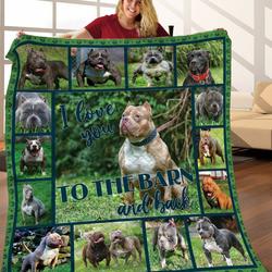 Pitbull JFJ11407 3D Customized Quilt 2707 and Home Decor
