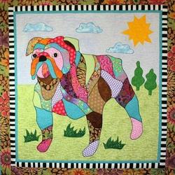 Pitbull Quilt Tdhvs and Home Decor