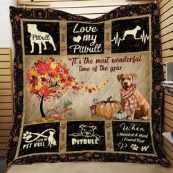 Pitbull Quilt Tdhzp and Home Decor