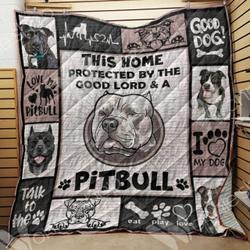 Pitbull Wonnie Lovely V3 3D Customized Quilt and Home Decor