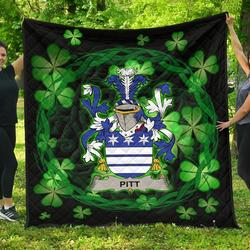 Pitt Ireland Irish Celtic Shamrock Knot Circle JFJ11427 3D Customized Quilt 2707 and Home Decor